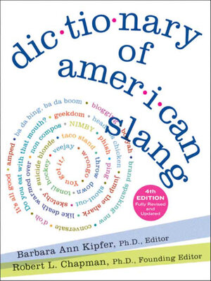 cover image of Dictionary of American Slang